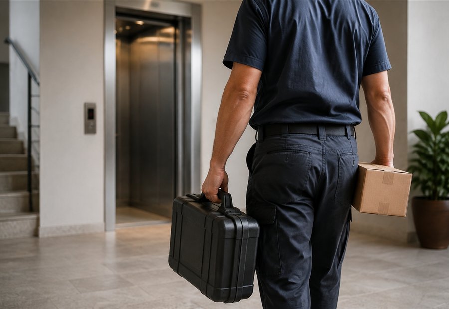 Imagen de Ascensores y mantenimiento elevador: entrada de trabajo diario - Tipo de equipo