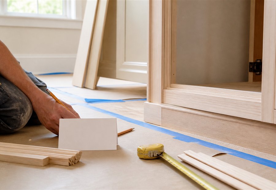 Imagen de Carpintería y montaje: situacion real antes del trabajo - Tipo de trabajo: mueble, puerta, tarima, armario o reparación