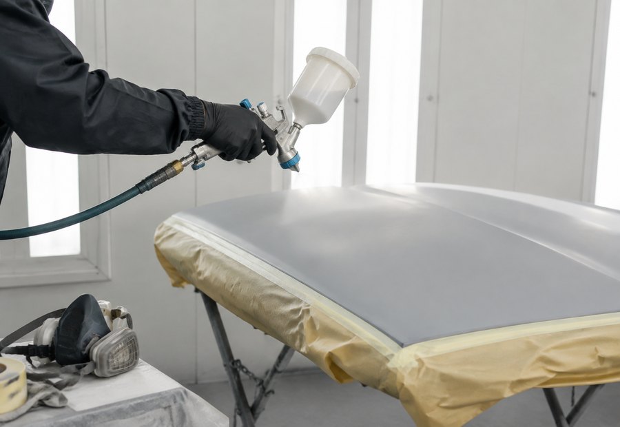 Imagen de Chapa y pintura de vehículos: ejecucion del trabajo - Entrada con fotos