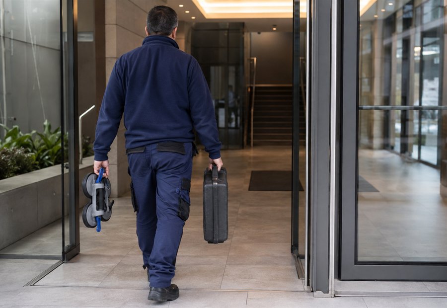 Imagen de Cristalería y cerramientos: entrada de trabajo diario - Tipo de vidrio o cerramiento