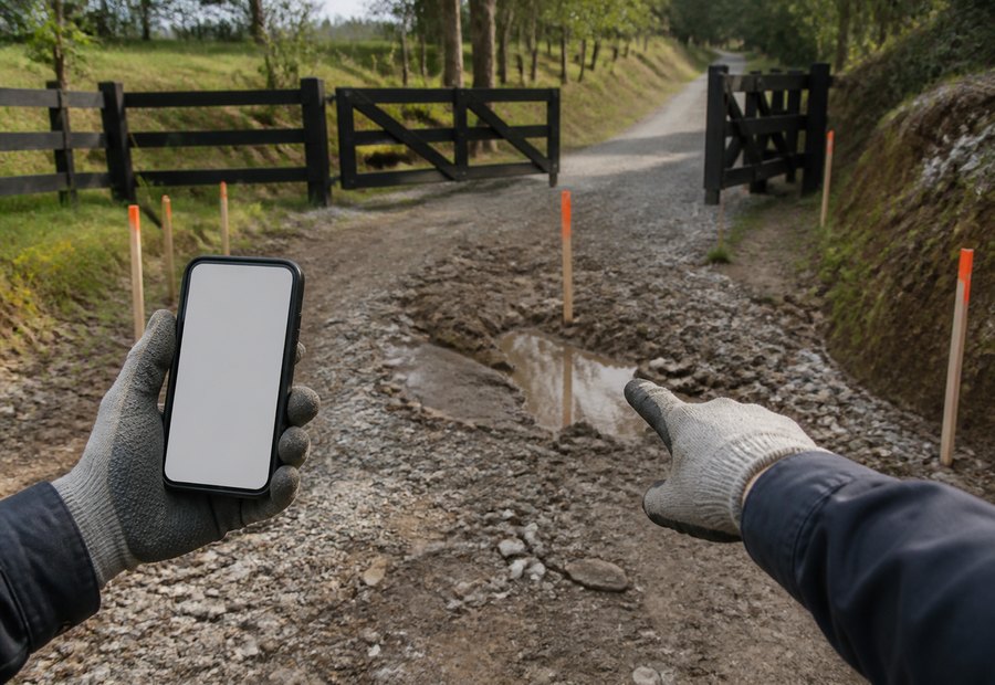 Imagen de Excavaciones y movimiento de tierras: situacion real antes del trabajo - Tipo de trabajo