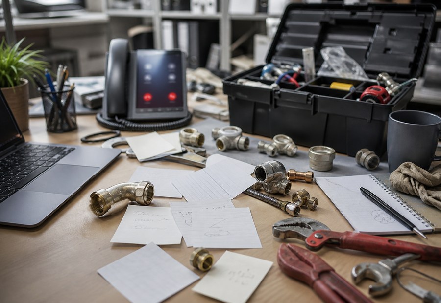 Imagen de Lampistería, electricidad y fontanería: problema practico - Avisos urgentes y materiales