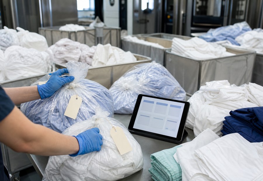 Imagen de Lavandería industrial y renting textil: problema practico - Rutas y cantidades