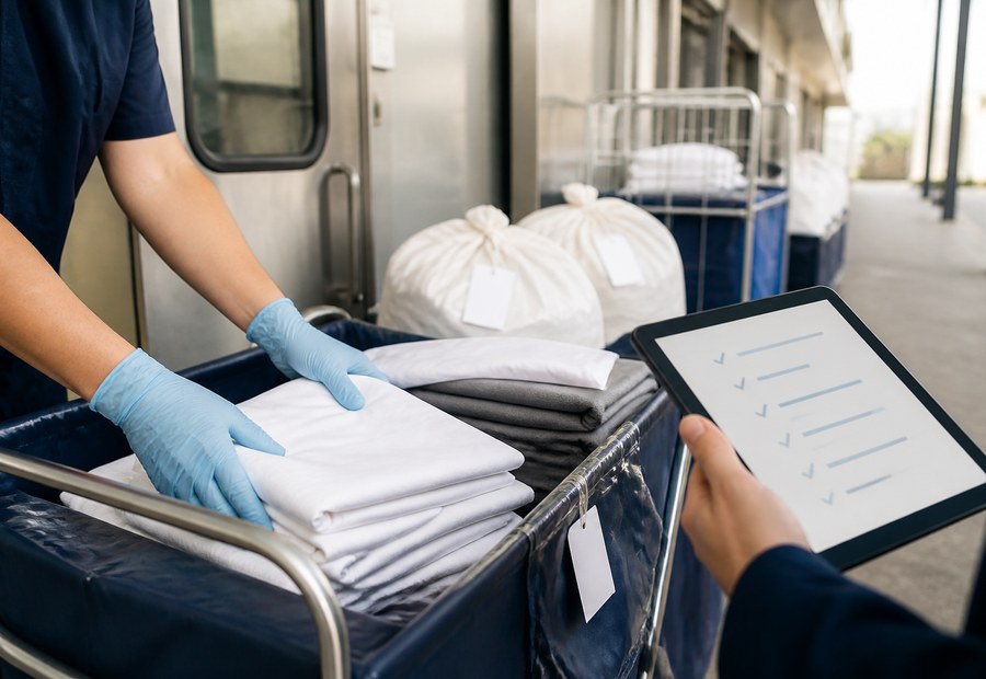 Imagen de Lavandería industrial y renting textil: resultado revisado - Albarán, factura y cobro