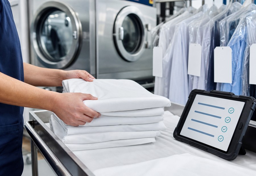 Imagen de Lavandería industrial y renting textil: trabajo en curso - Recogida