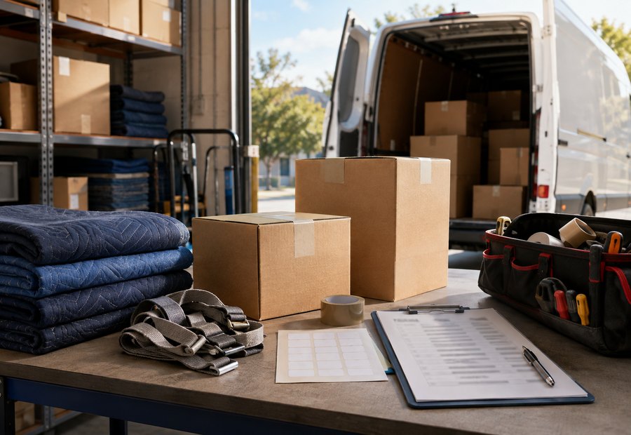 Imagen de Mudanzas y transporte ligero: preparacion del presupuesto - Origen y destino