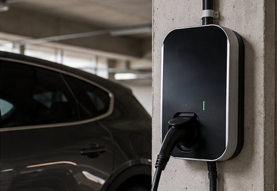 Imagen de Puntos de recarga de vehículo eléctrico: evidencia del aviso - Tipo de plaza o garaje y número de puntos