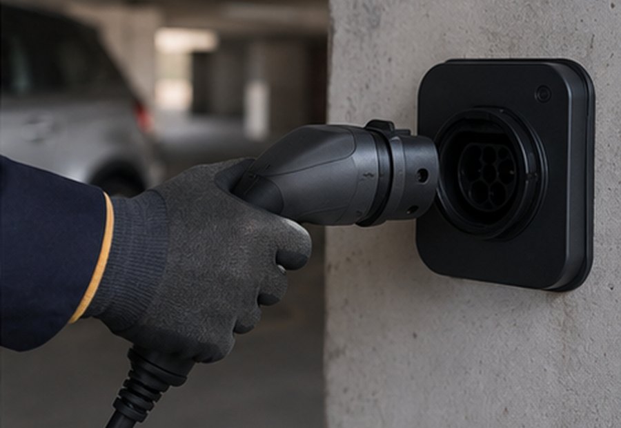 Imagen de Puntos de recarga de vehículo eléctrico: situacion real antes del trabajo - Tipo de plaza o garaje y número de puntos