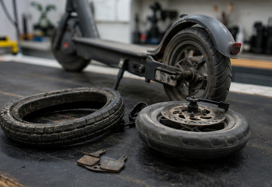 Imagen de Bicicletas, patinetes y micromovilidad: problema practico - Recepción, recambios y aviso