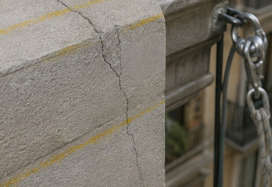 Imagen de Trabajos verticales y fachadas: situacion real antes del trabajo - Zona de fachada, patio, cubierta o elemento en altura